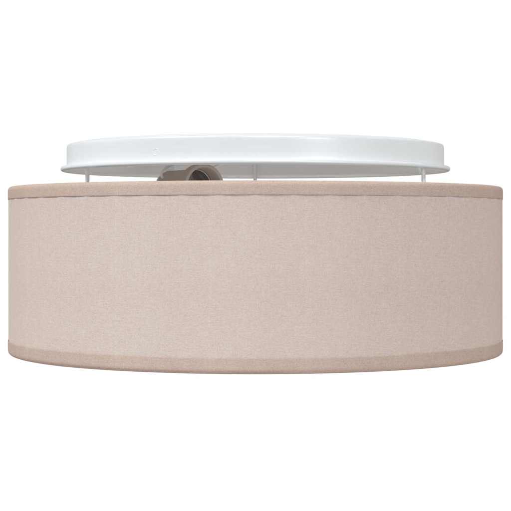 Loftlampe Gråbrun 30 X 13,5 Cm Stof - Billede 5
