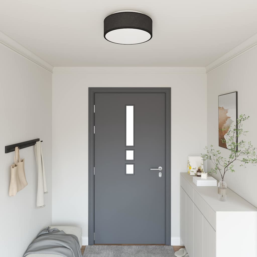 Loftlampe Sort 38 X 13,5 Cm Stof - Hovedbillede