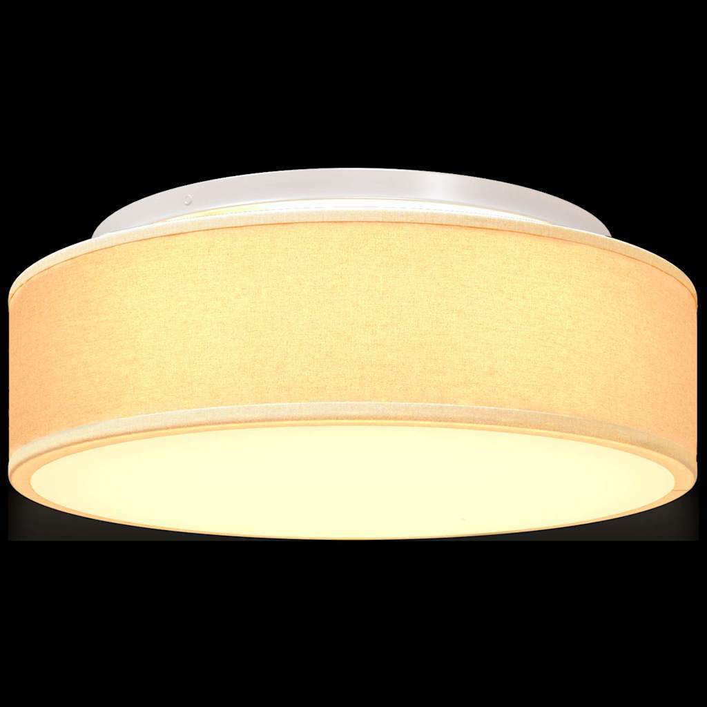 Loftlampe Hvid 38 X 13,5 Cm Stof - Billede 11