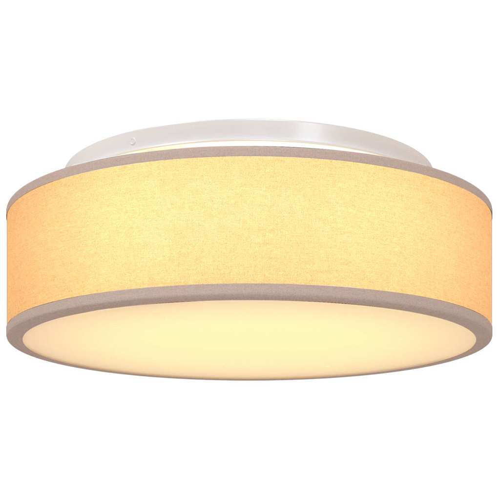 Loftlampe Gråbrun 38 X 13,5 Cm Stof - Billede 10