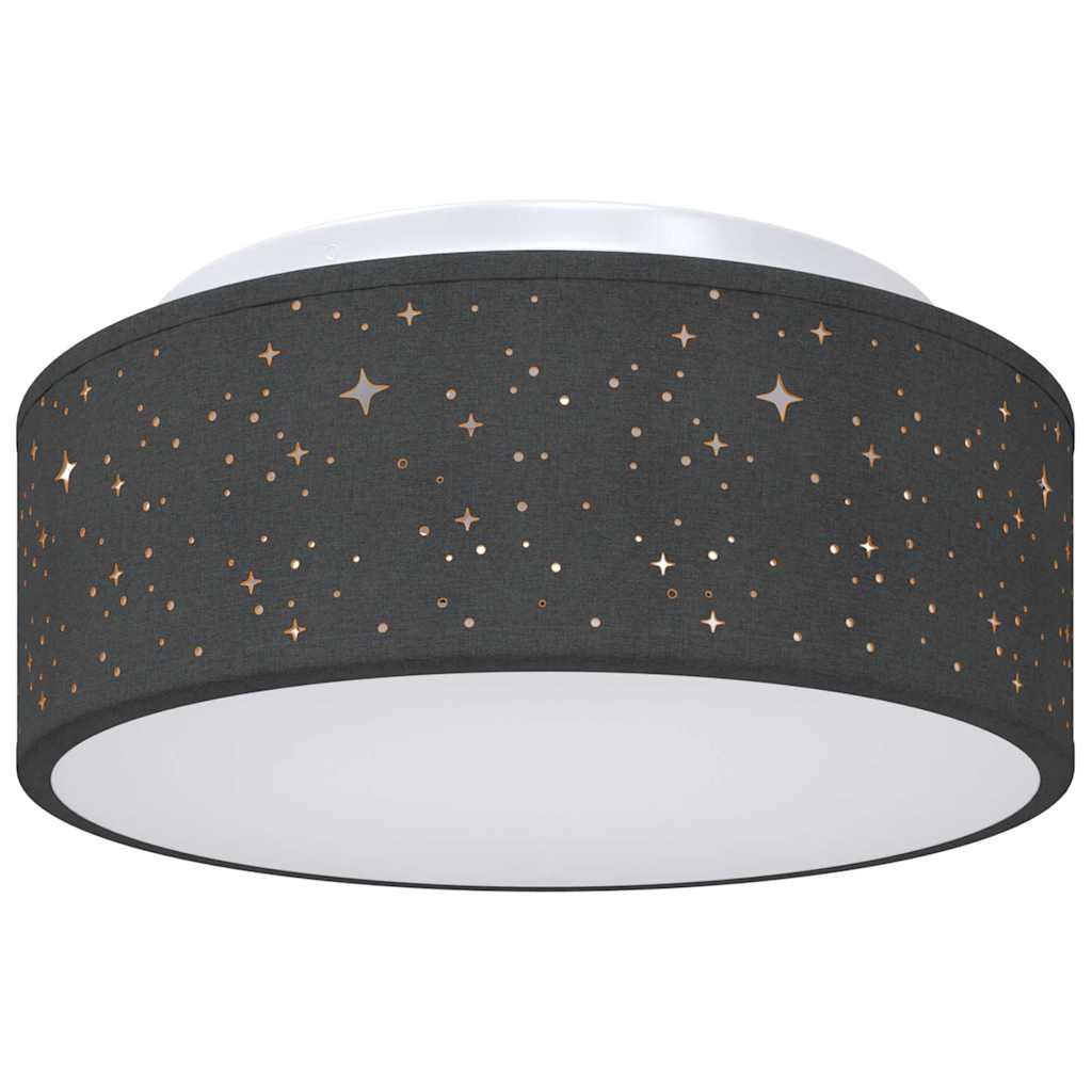 Loftlampe Sort 30 X 13,5 Cm Stof - Billede 2