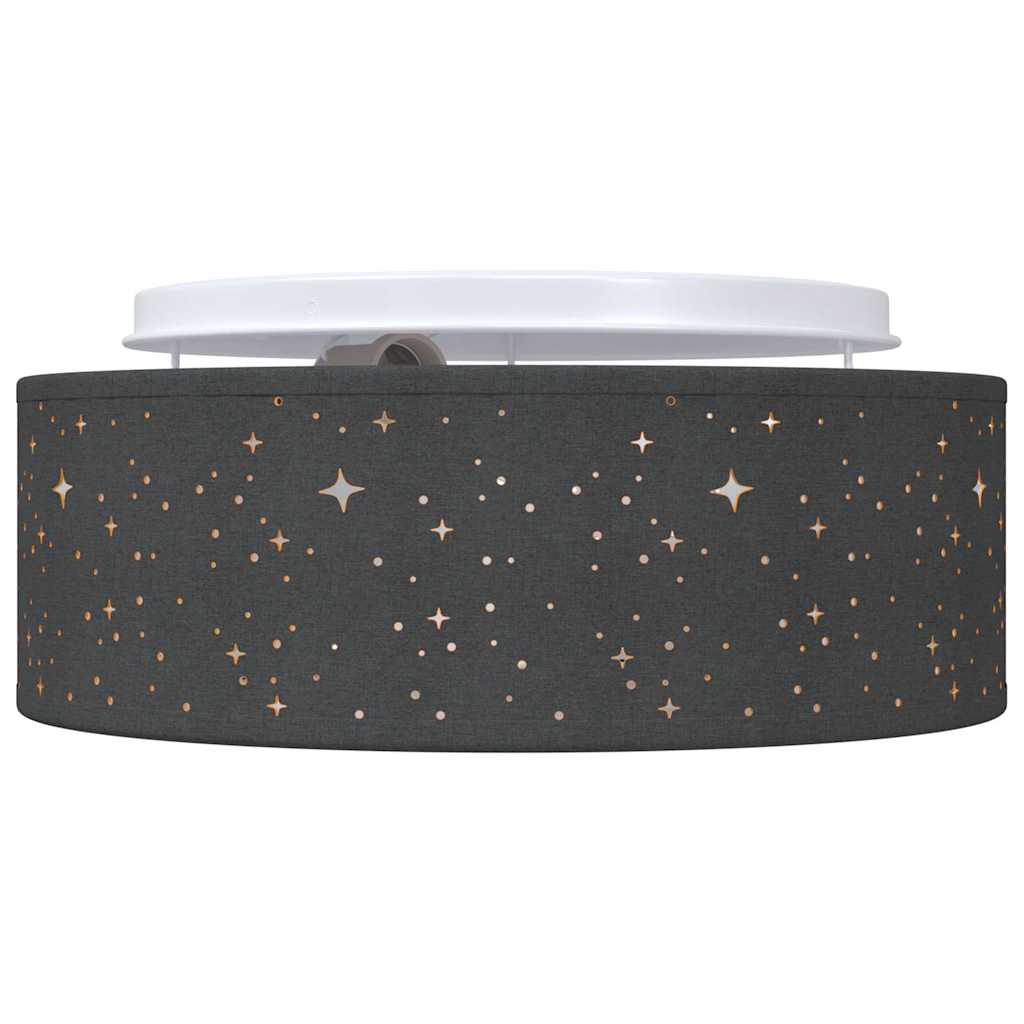 Loftlampe Sort 30 X 13,5 Cm Stof - Billede 5