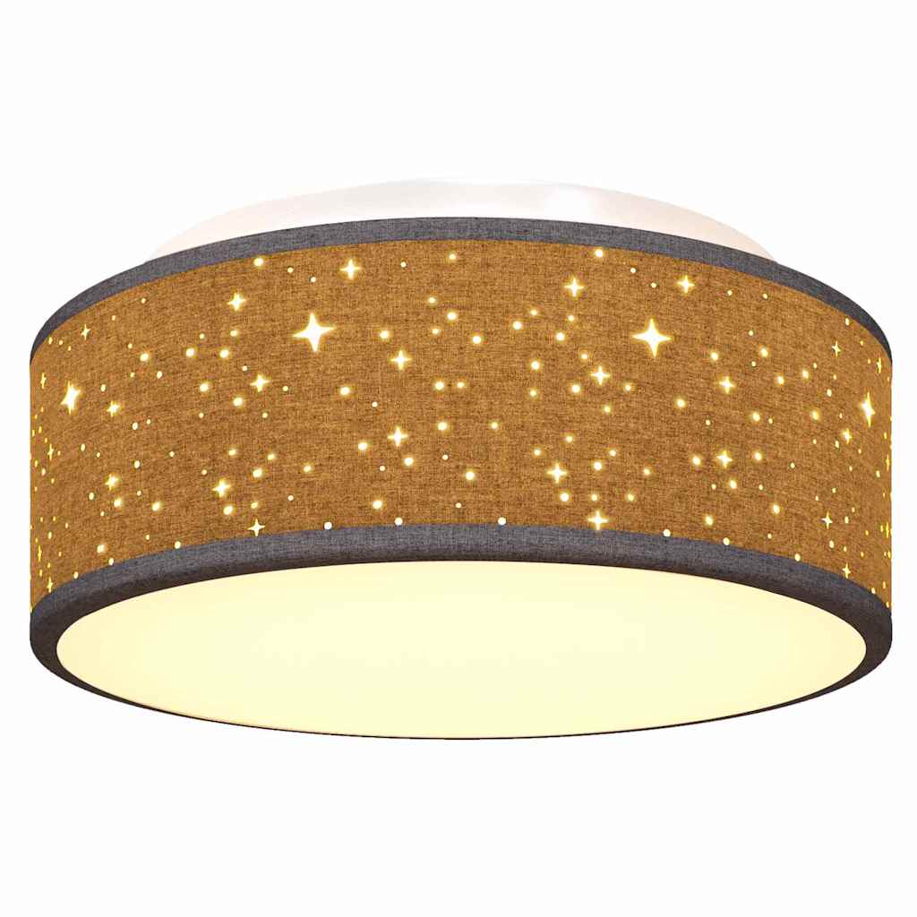 Loftlampe Sort 30 X 13,5 Cm Stof - Billede 10