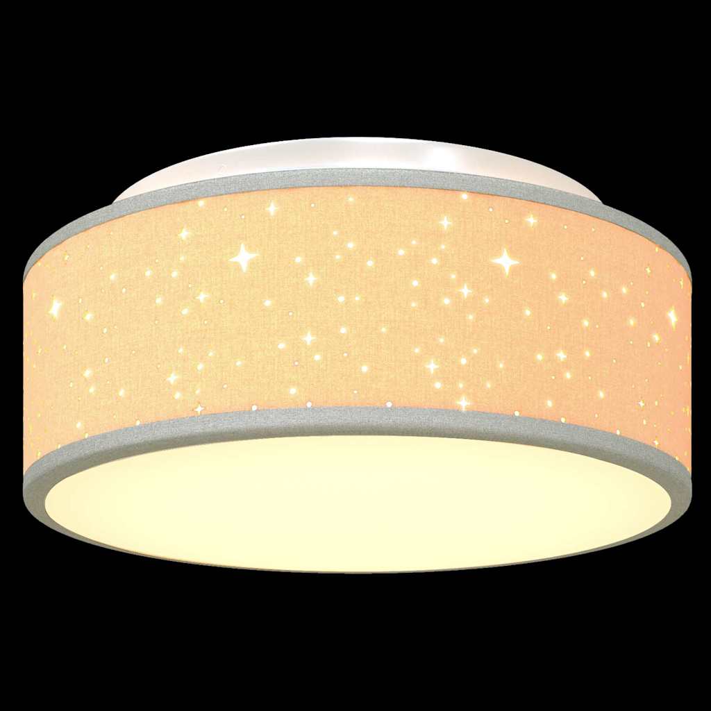 Loftlampe Grå 30 X 13,5 Cm Stof - Billede 11