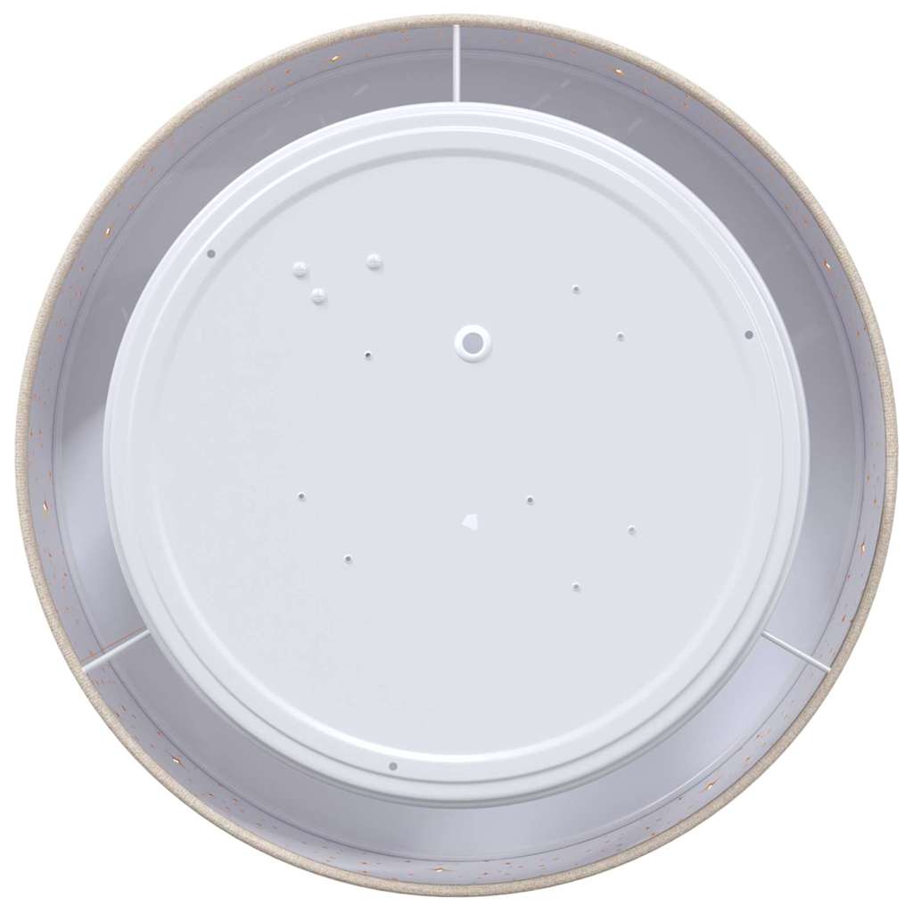 Loftlampe Gråbrun 30 X 13,5 Cm Stof - Billede 6