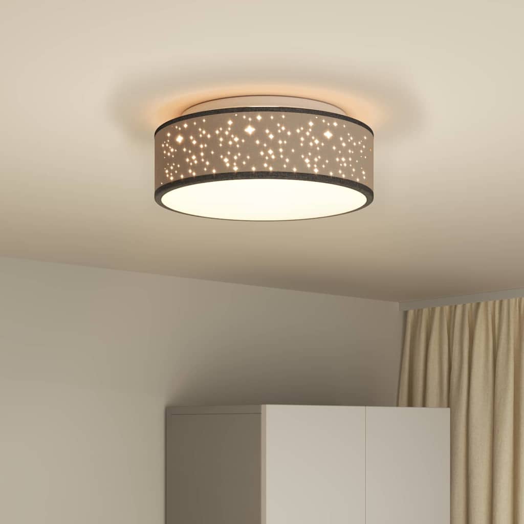 Loftlampe Sort 38 X 13,5 Cm Stof - Billede 4