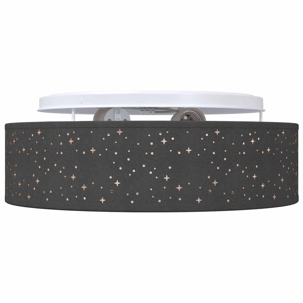 Loftlampe Sort 38 X 13,5 Cm Stof - Billede 5