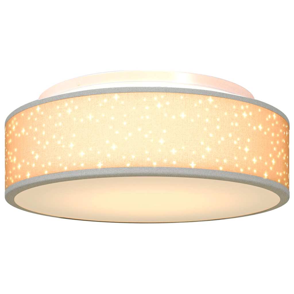 Loftlampe Grå 38 X 13,5 Cm Stof - Billede 10