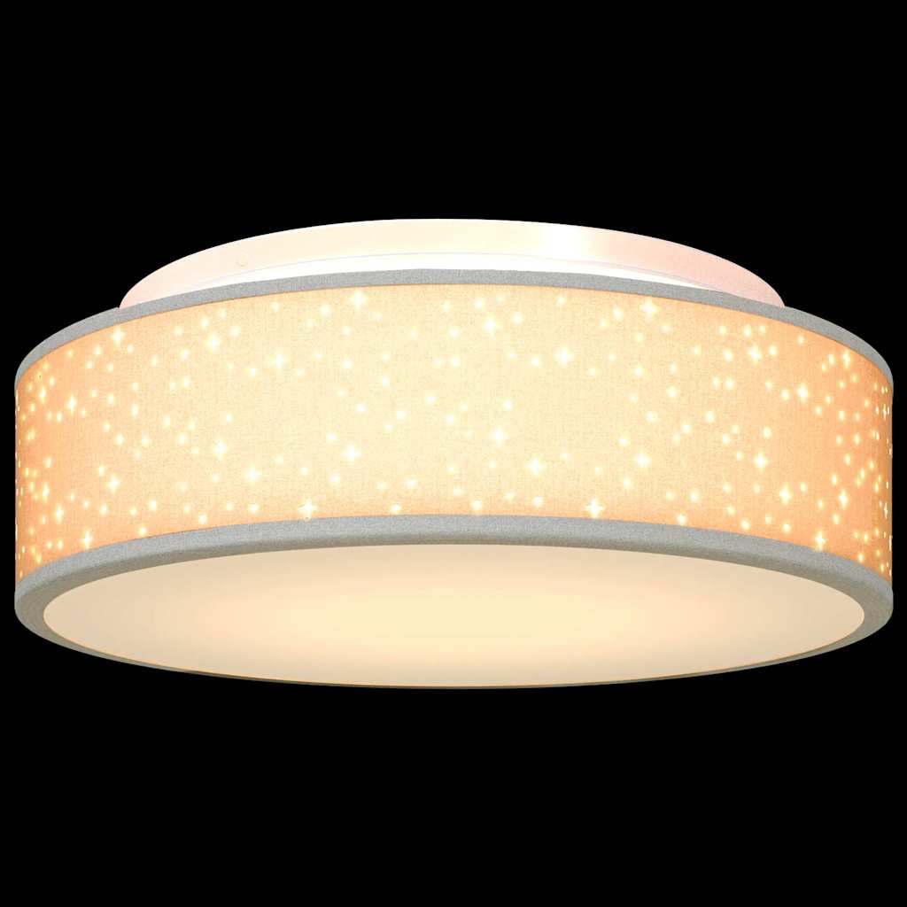 Loftlampe Grå 38 X 13,5 Cm Stof - Billede 11