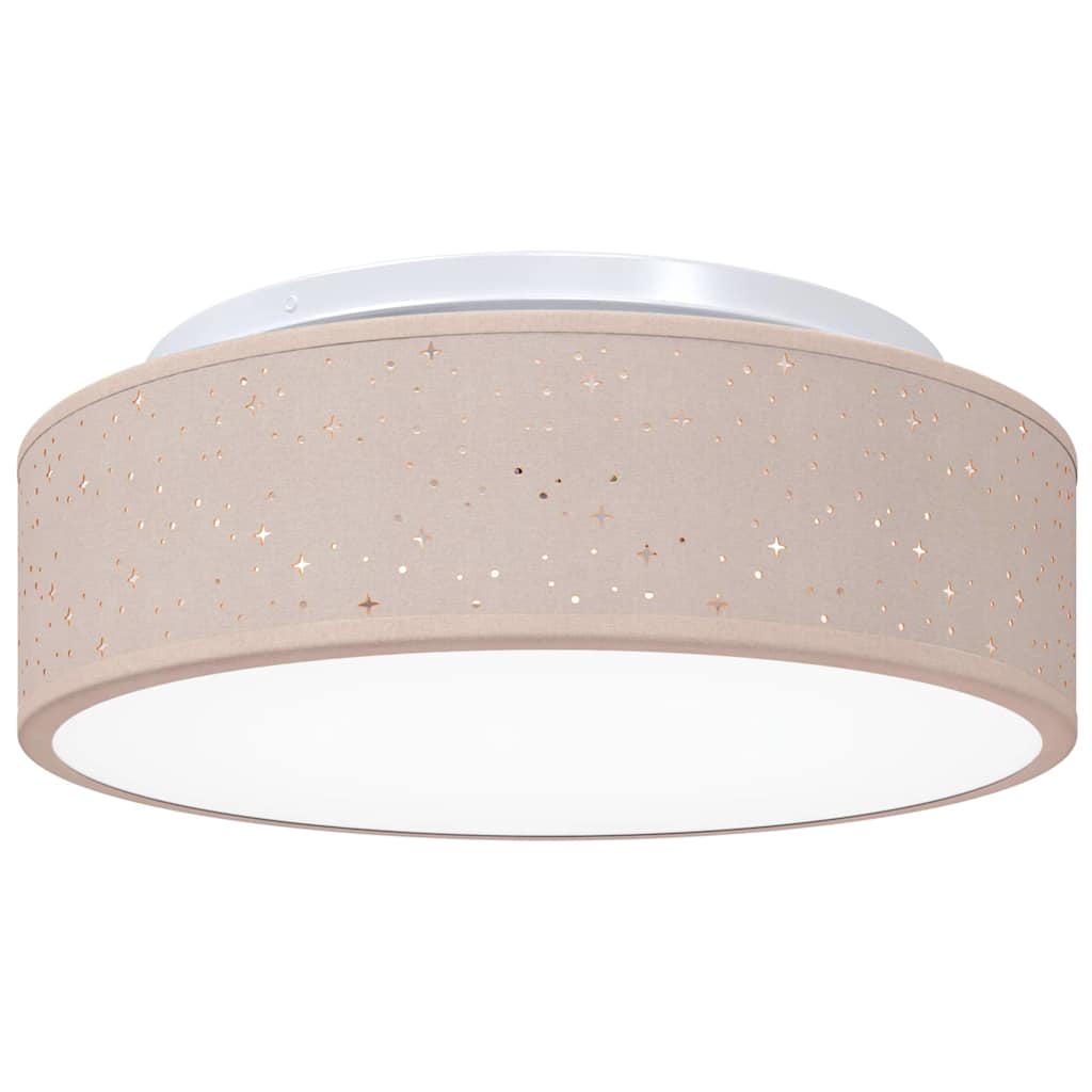 Loftlampe Gråbrun 38 X 13,5 Cm Stof - Billede 2
