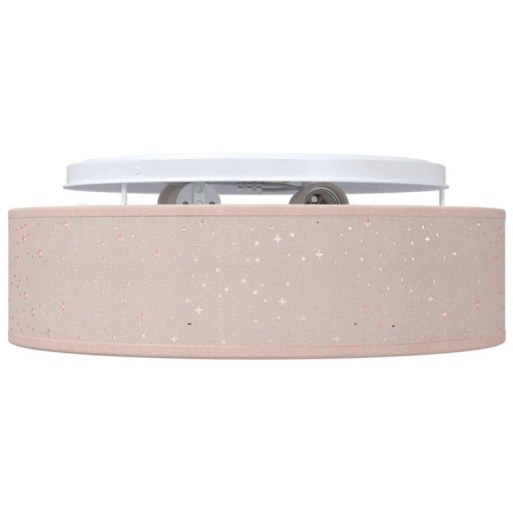Loftlampe Gråbrun 38 X 13,5 Cm Stof - Billede 5