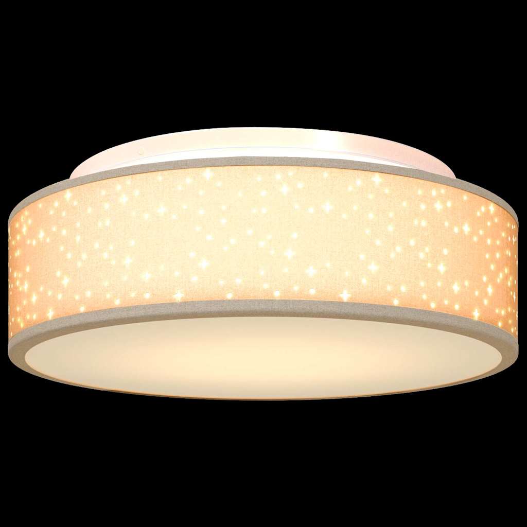 Loftlampe Gråbrun 38 X 13,5 Cm Stof - Billede 11