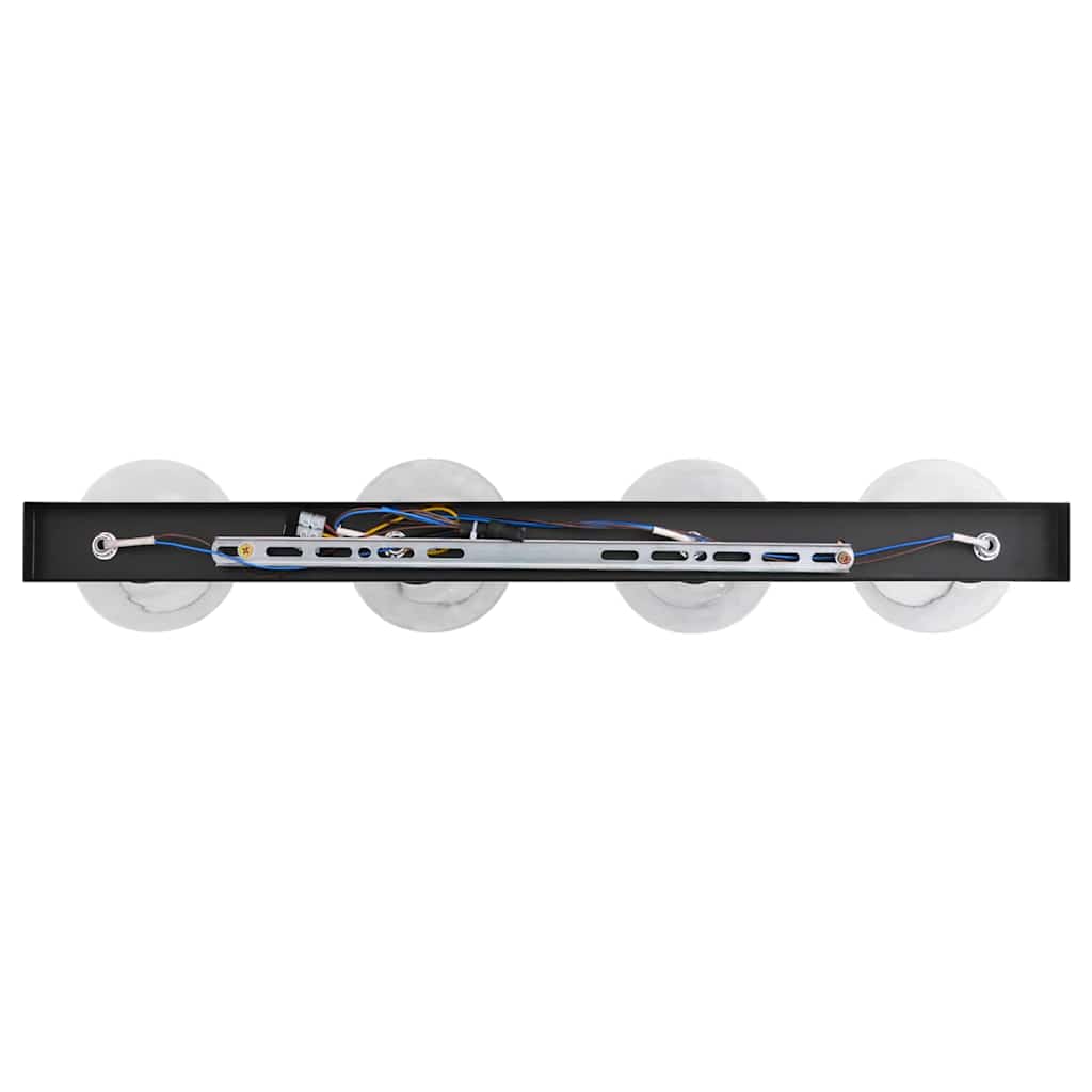 Loftsspot Sort 70 X 13 X 26 Cm Glas Og Metal - Billede 8