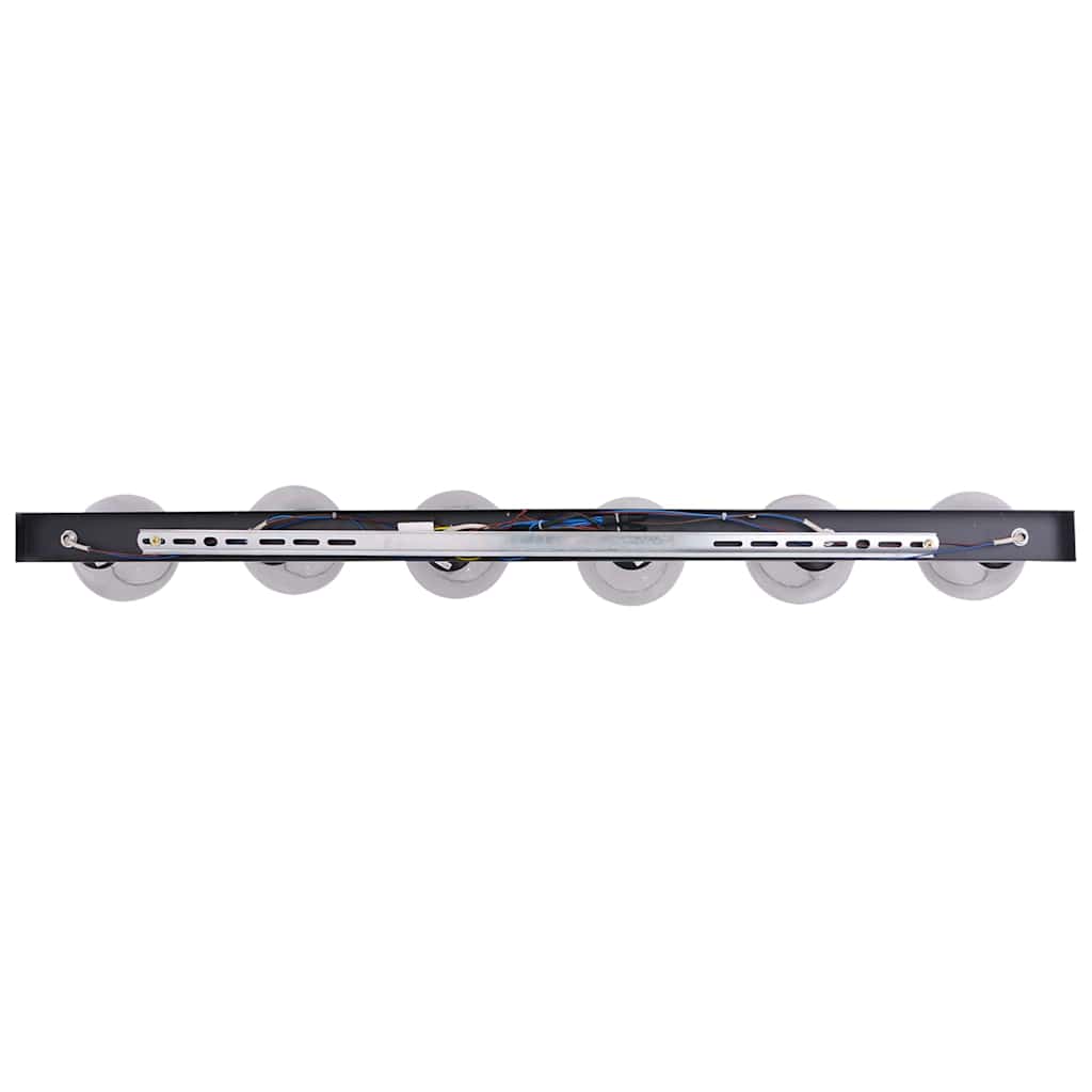Loftsspot Sort 110.5 X 13 X 26 Cm Glas Og Metal - Billede 8