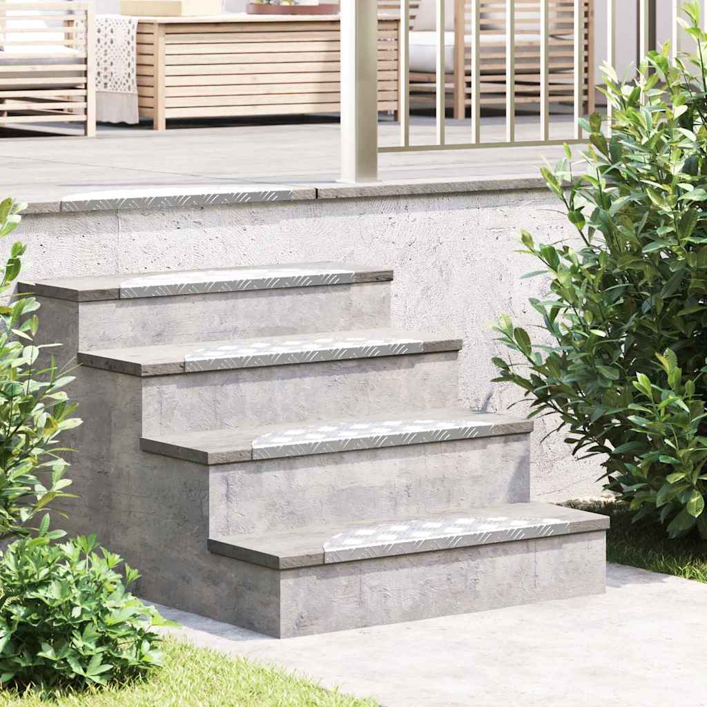 Trappe Tread Halvmåne Sølv 60 X 18 X 2,5 Cm Aluminium - Variant 4104231