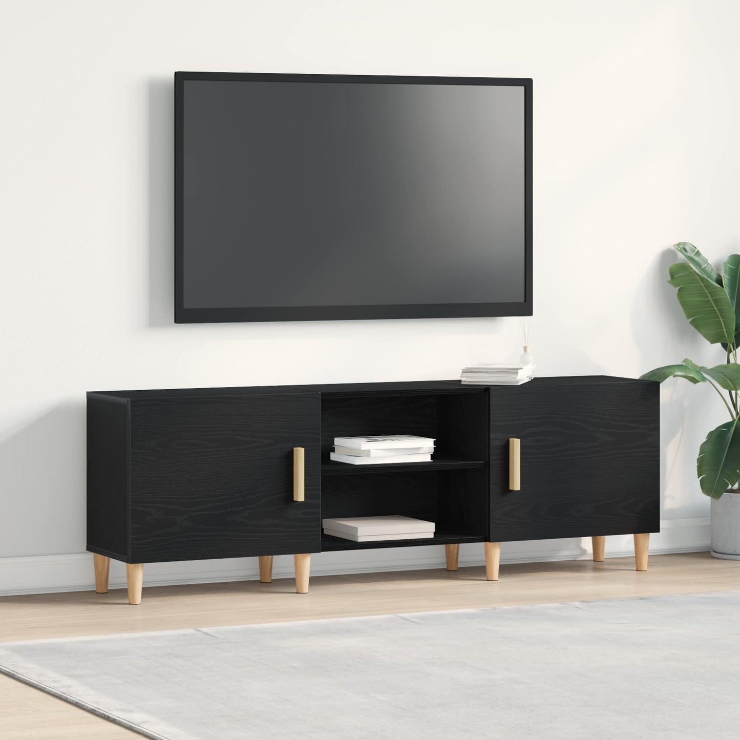 TV-skab 150 X 30 X 50 Cm Konstrueret Træ - Variant 862797