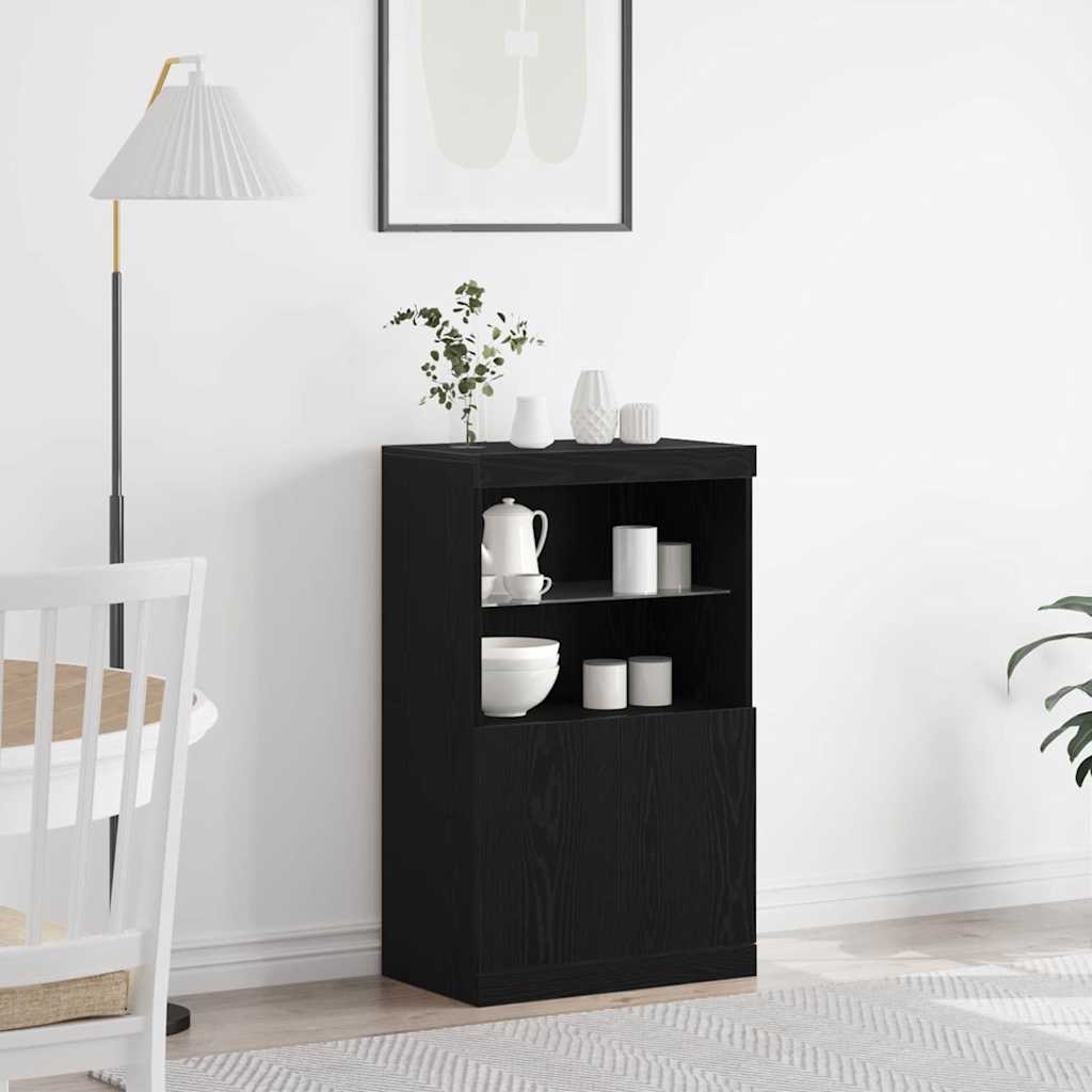 LED Sideboard 60 X 37 X 100 Cm Konstrueret Træ - Variant 863035