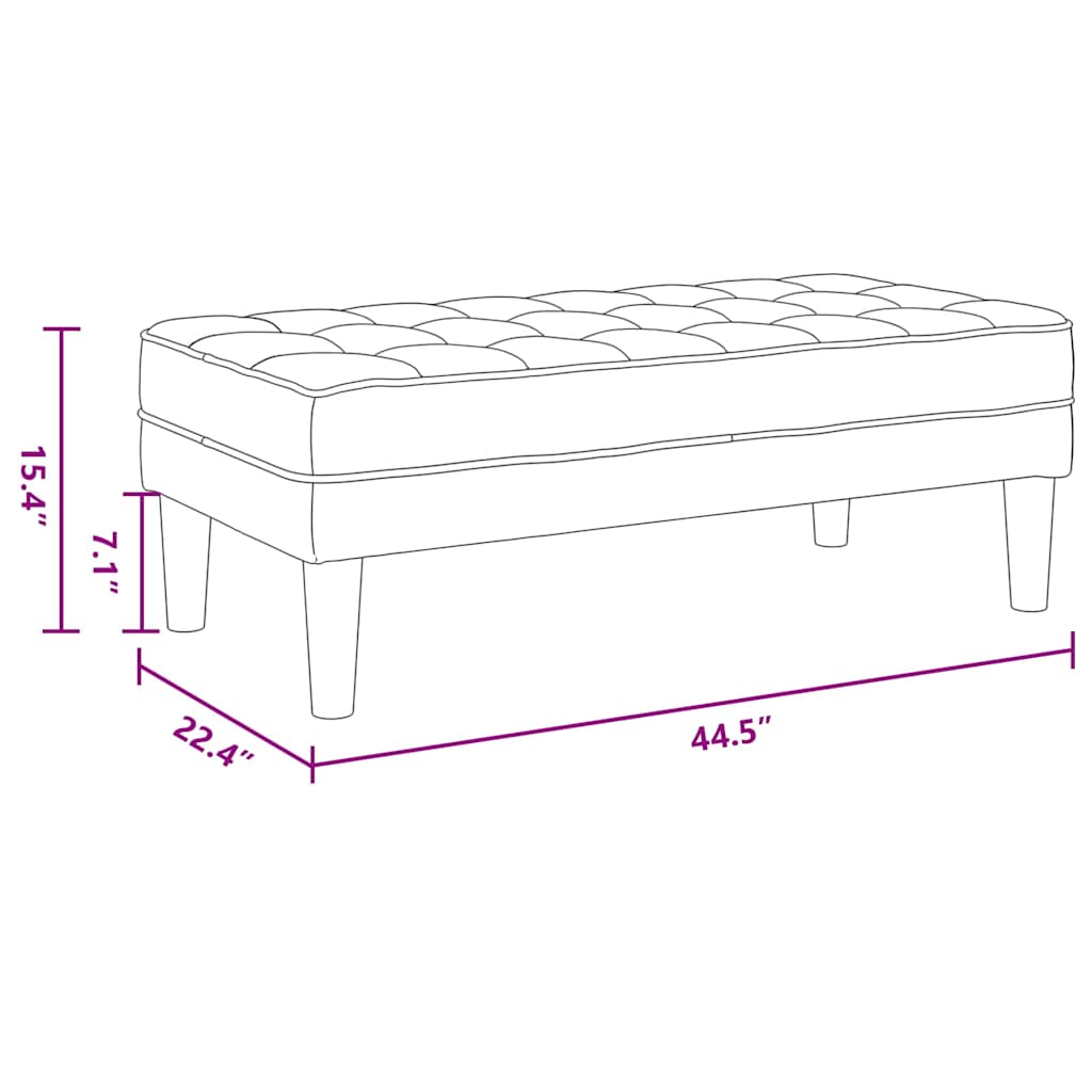 Sofa Sæt 2 Pcs Lysegrå 173 X 131 X 67 Cm Fløjl - Billede 13