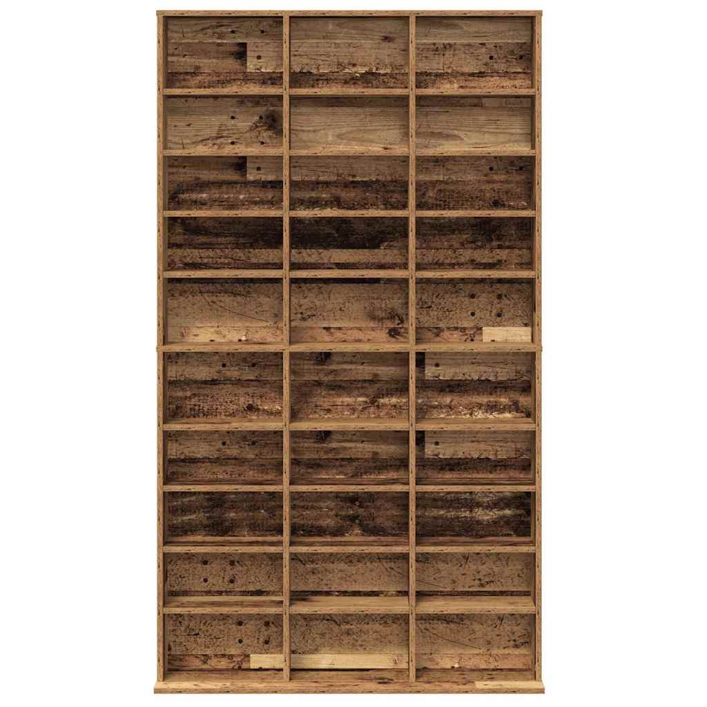 Cd-skab Gammelt Træ 101 X 23 X 177,5 Cm Konstrueret Træ - Billede 6