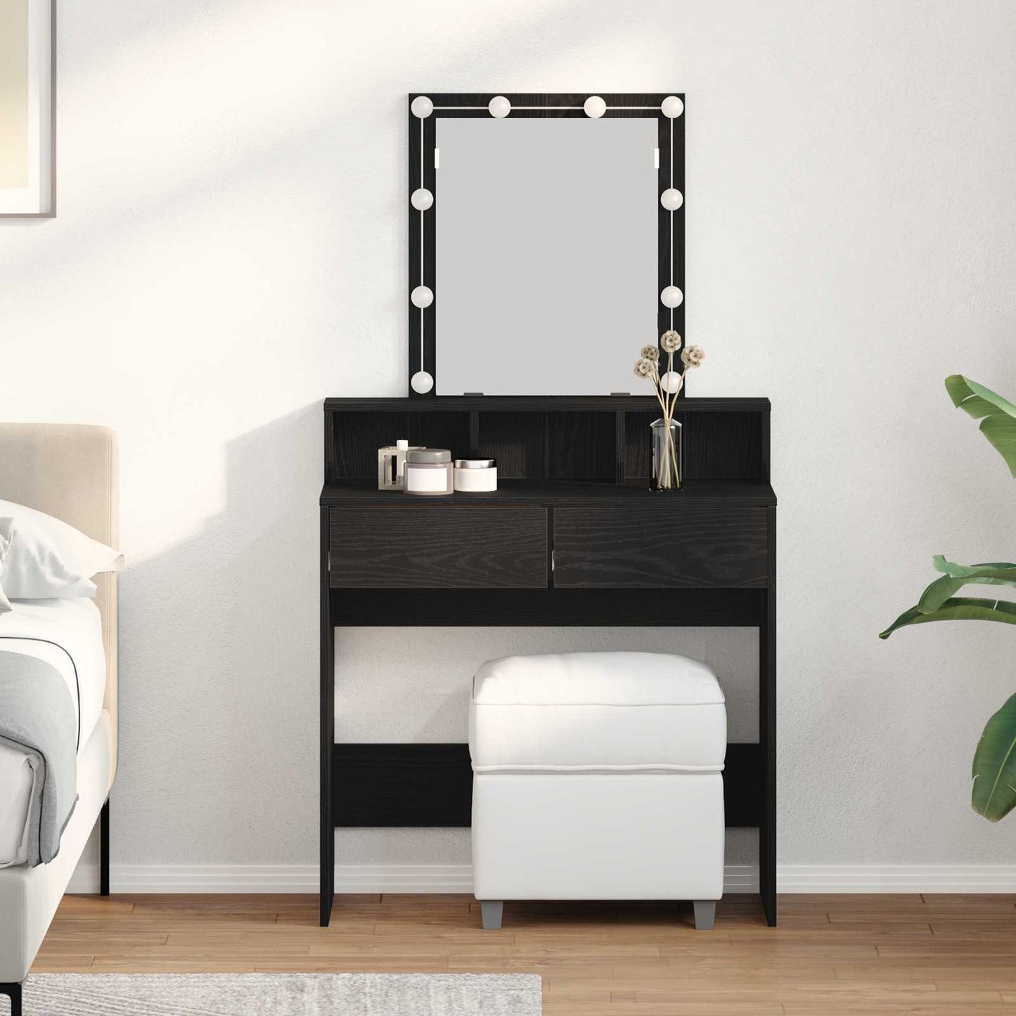 Dressingbord 80 X 41 X 144,5 Cm Konstrueret Træ - Variant 862302