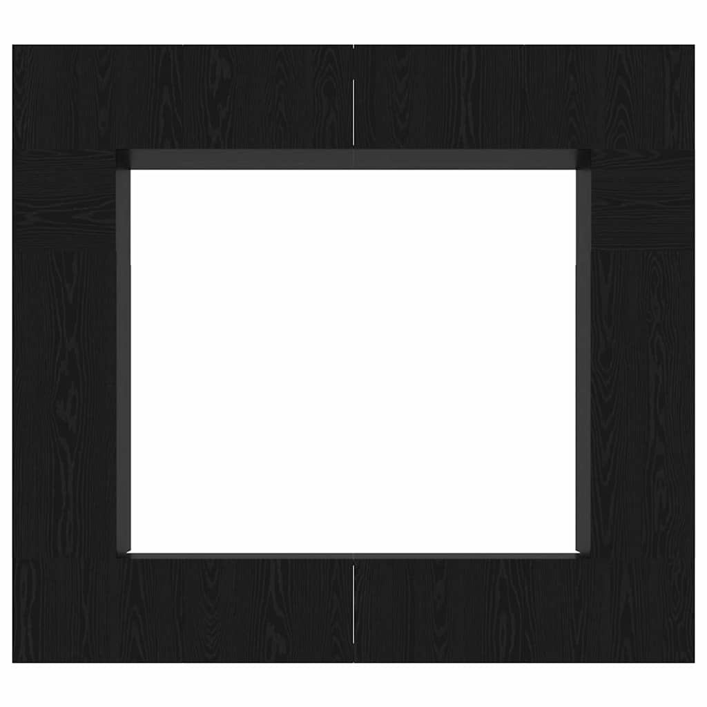 Tv-møbelsæt 8 Pcs Sort Eg 100 X 30 X 30 Cm Konstrueret Træ - Billede 8