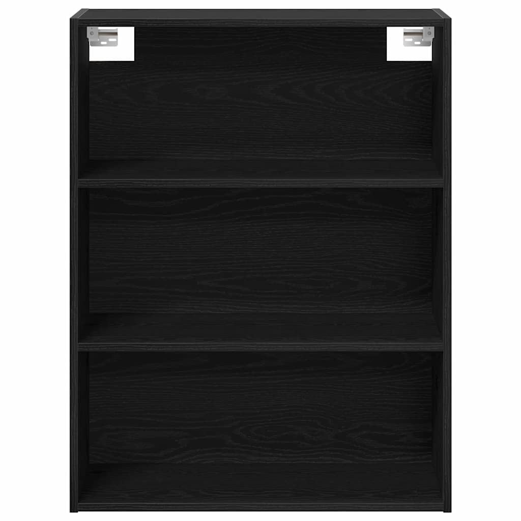 Highboard 2 Pcs Sort Eg 70 X 34 X 180 Cm Konstrueret Træ - Billede 8