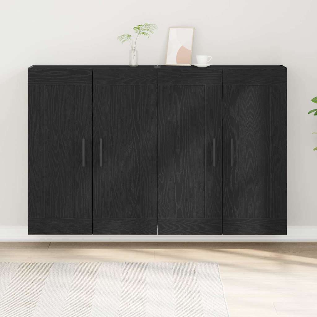 Væghængt Skab Vægmonteret 2 Pcs Gammelt Træ 160 X 34 X 90 Cm - Hovedbillede