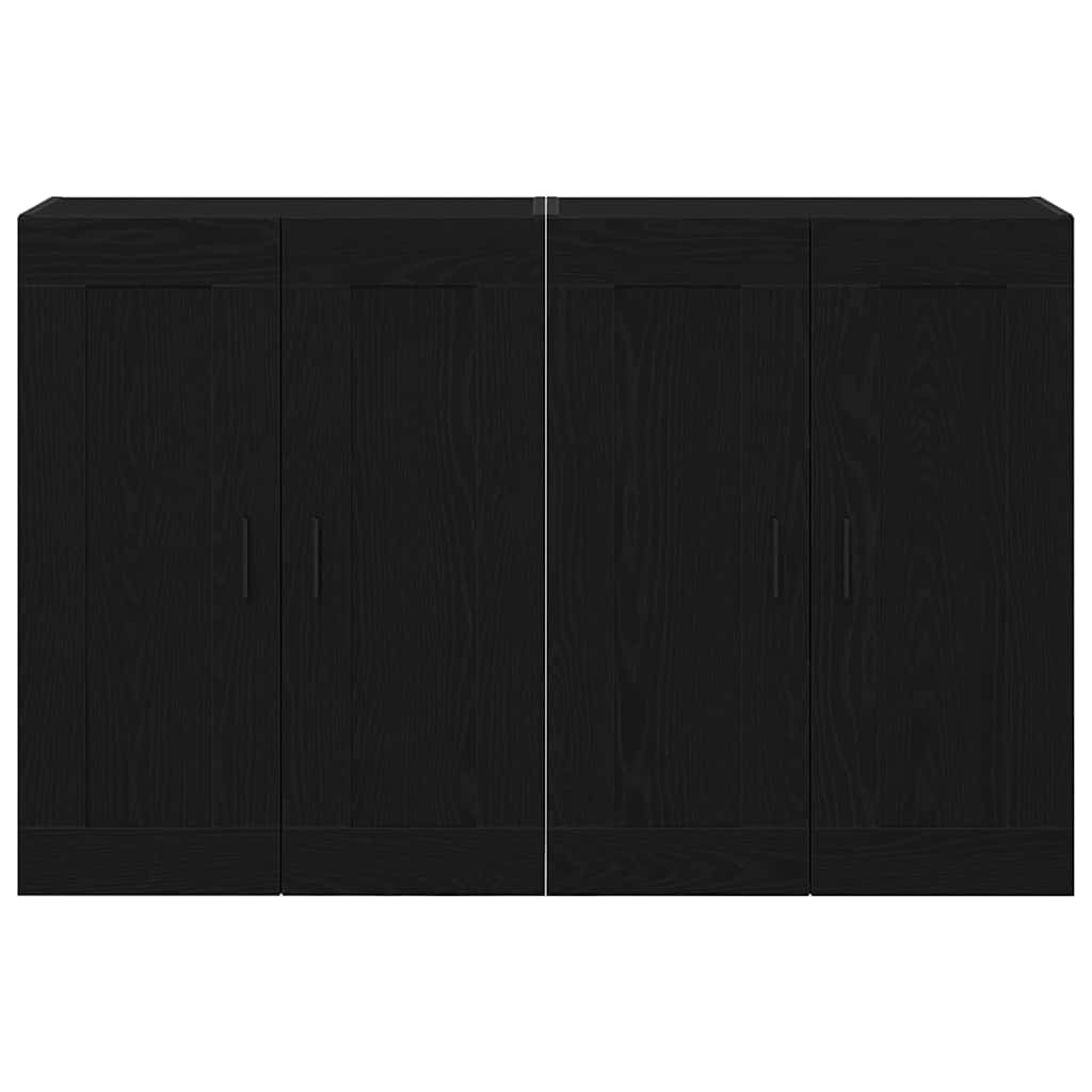 Væghængt Skab 2 Pcs Artisan Eg 160 X 34 X 90 Cm Konstrueret Træ - Billede 5