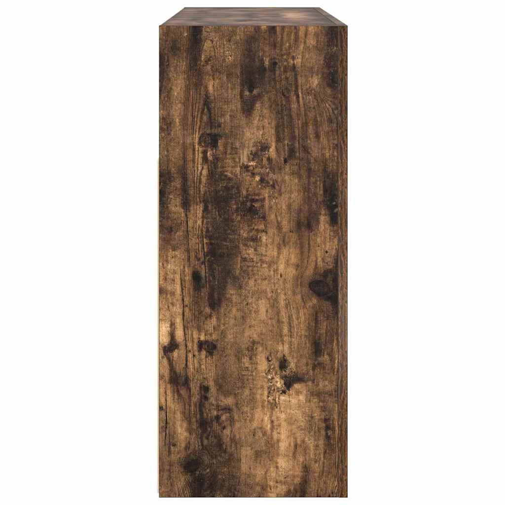Sideboard Røget Eg 116 X 30 X 75 Cm Konstrueret Træ - Billede 8