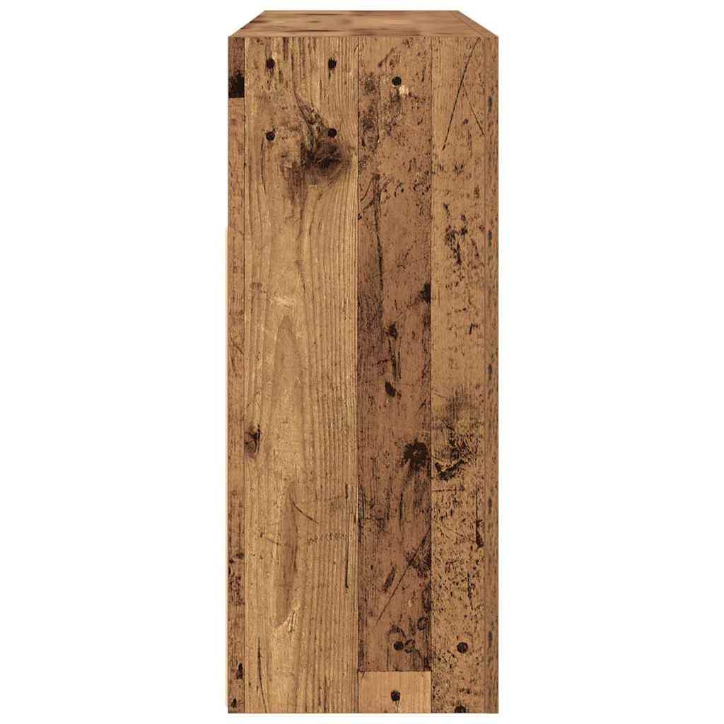 Sideboard Gammelt Træ 116 X 30 X 75 Cm Konstrueret Træ - Billede 8