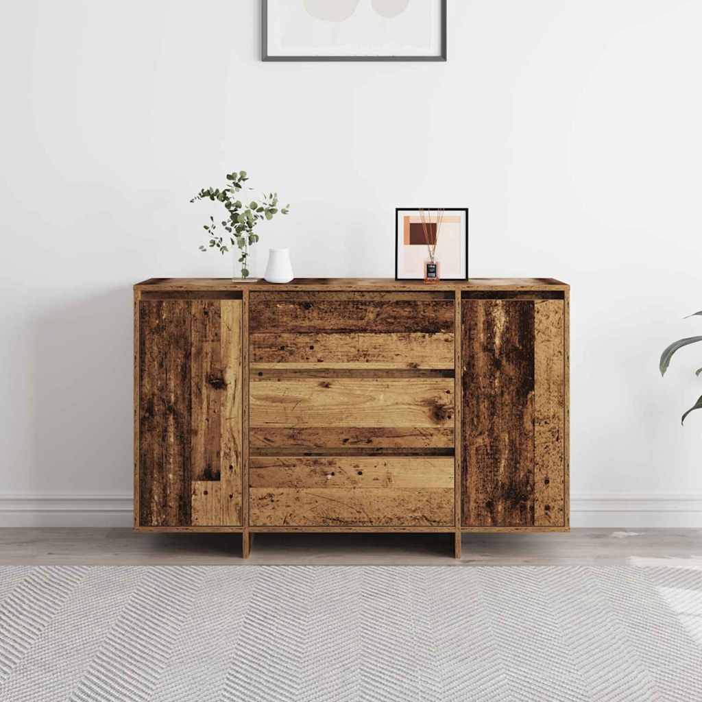 Sideboard Gammelt Træ 120 X 41 X 75 Cm Konstrueret Træ - Billede 4