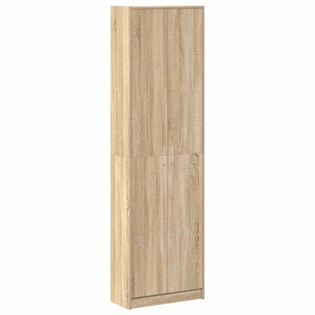 Garderobeskab Sonoma-eg 55 X 25 X 189 Cm Konstrueret Træ - Billede 2