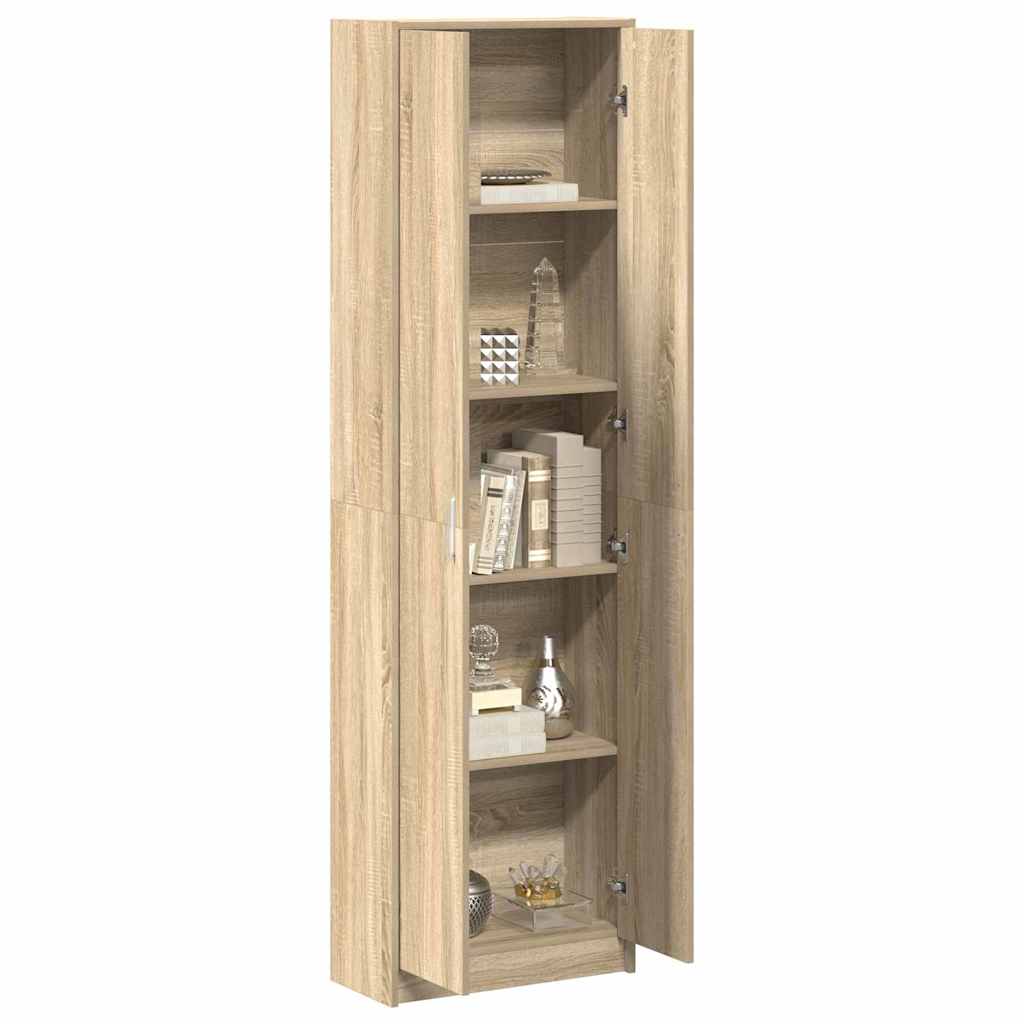 Garderobeskab Sonoma-eg 55 X 25 X 189 Cm Konstrueret Træ - Billede 3