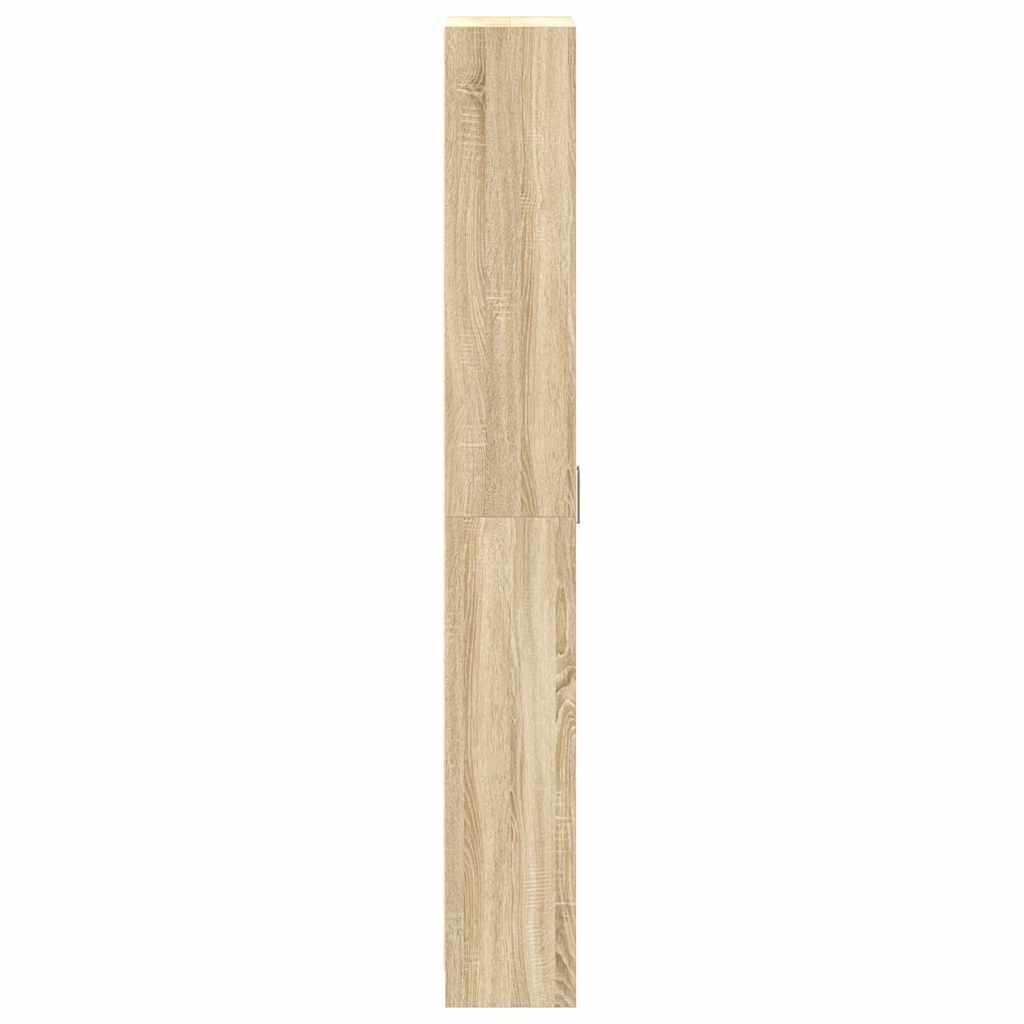 Garderobeskab Sonoma-eg 55 X 25 X 189 Cm Konstrueret Træ - Billede 7