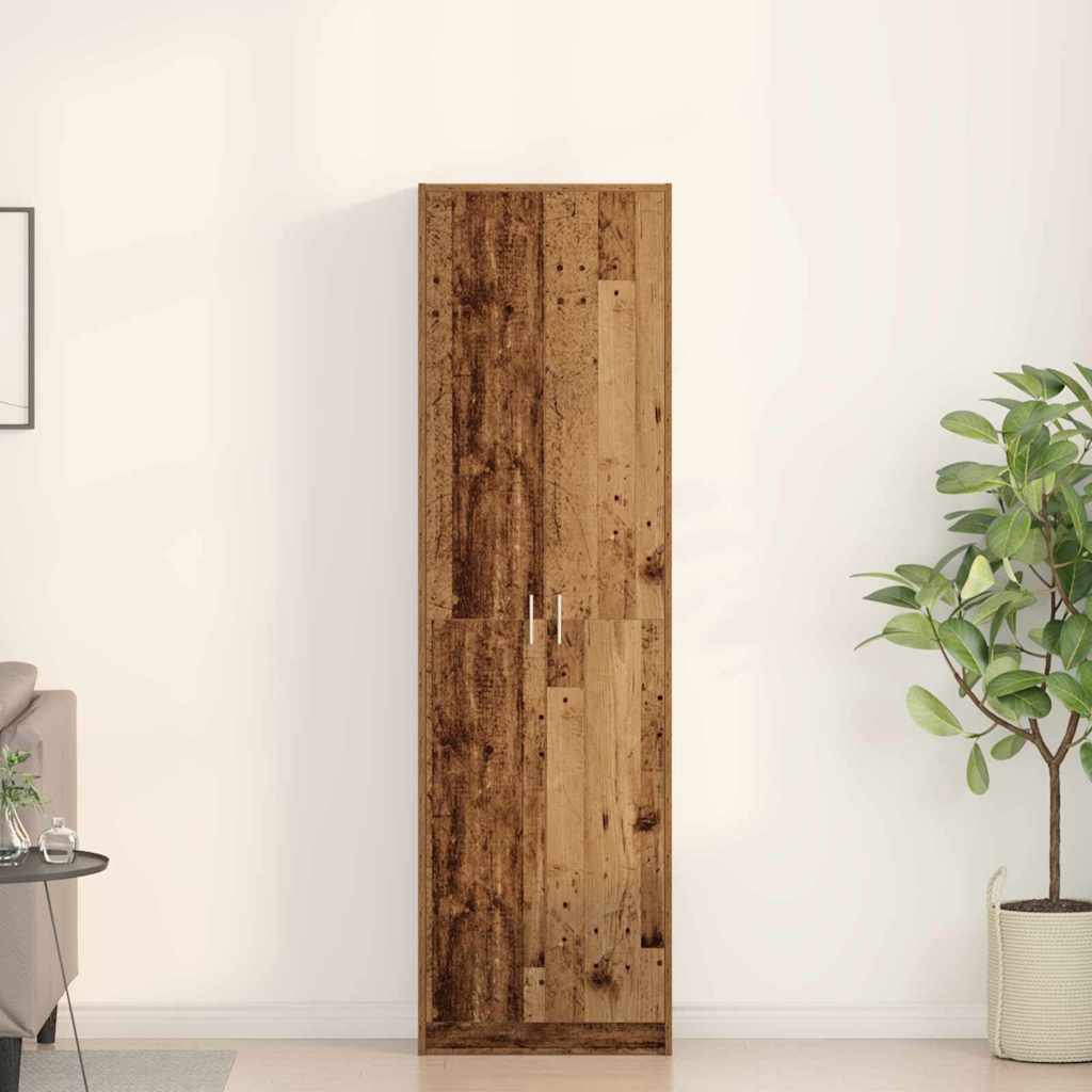 Garderobeskab Gammelt Træ 55 X 25 X 189 Cm Konstrueret Træ - Hovedbillede