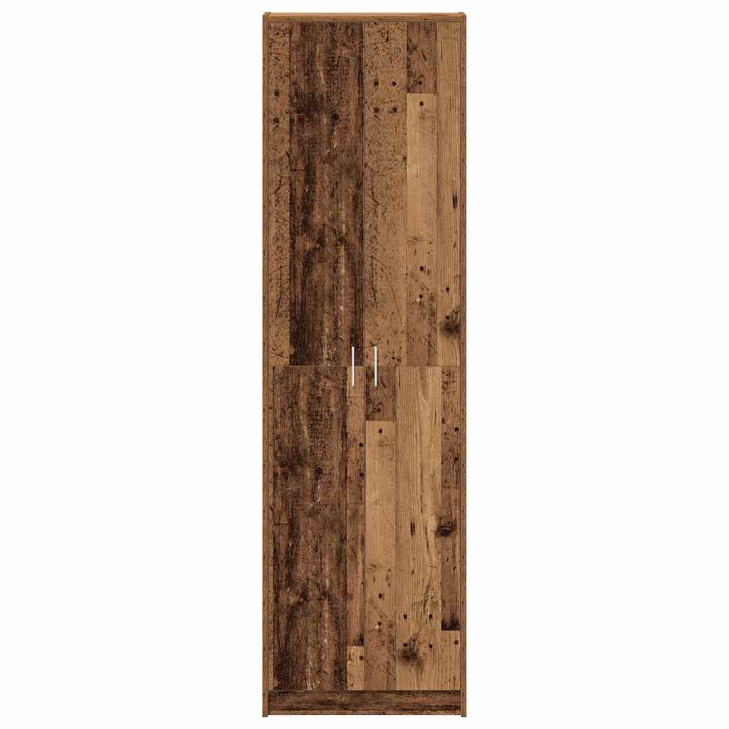 Garderobeskab Gammelt Træ 55 X 25 X 189 Cm Konstrueret Træ - Billede 6