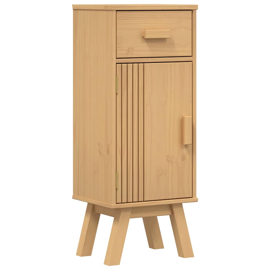 Badeværelsessæt 2 Pcs Brun 114 X 43 X 73.5 Cm Massivt Fyrretræ - Billede 6
