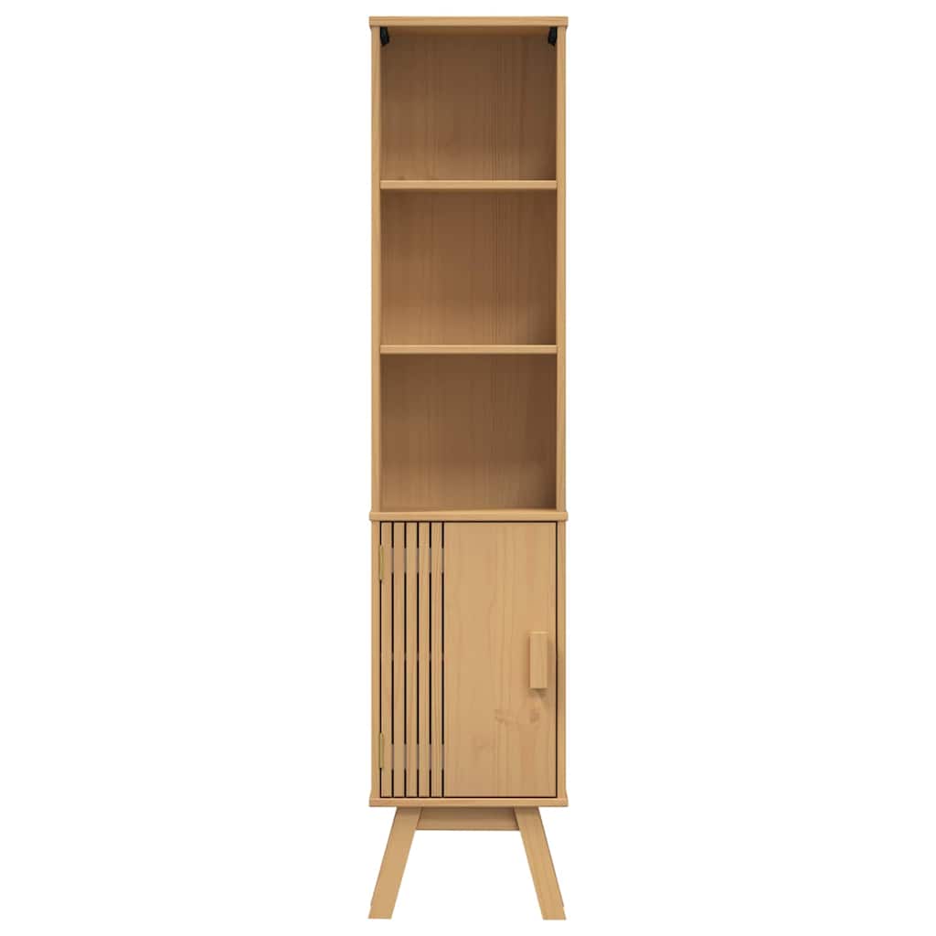 Badeværelsessæt 4 Pcs Brun 114 X 43 X 73.5 Cm Massivt Fyrretræ - Billede 13