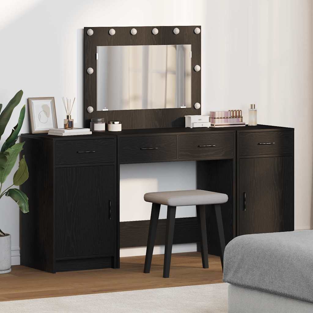 Klædeskab 3 Stk. 78,5 X 41 X 135 Cm Konstrueret Træ - Variant 3334246