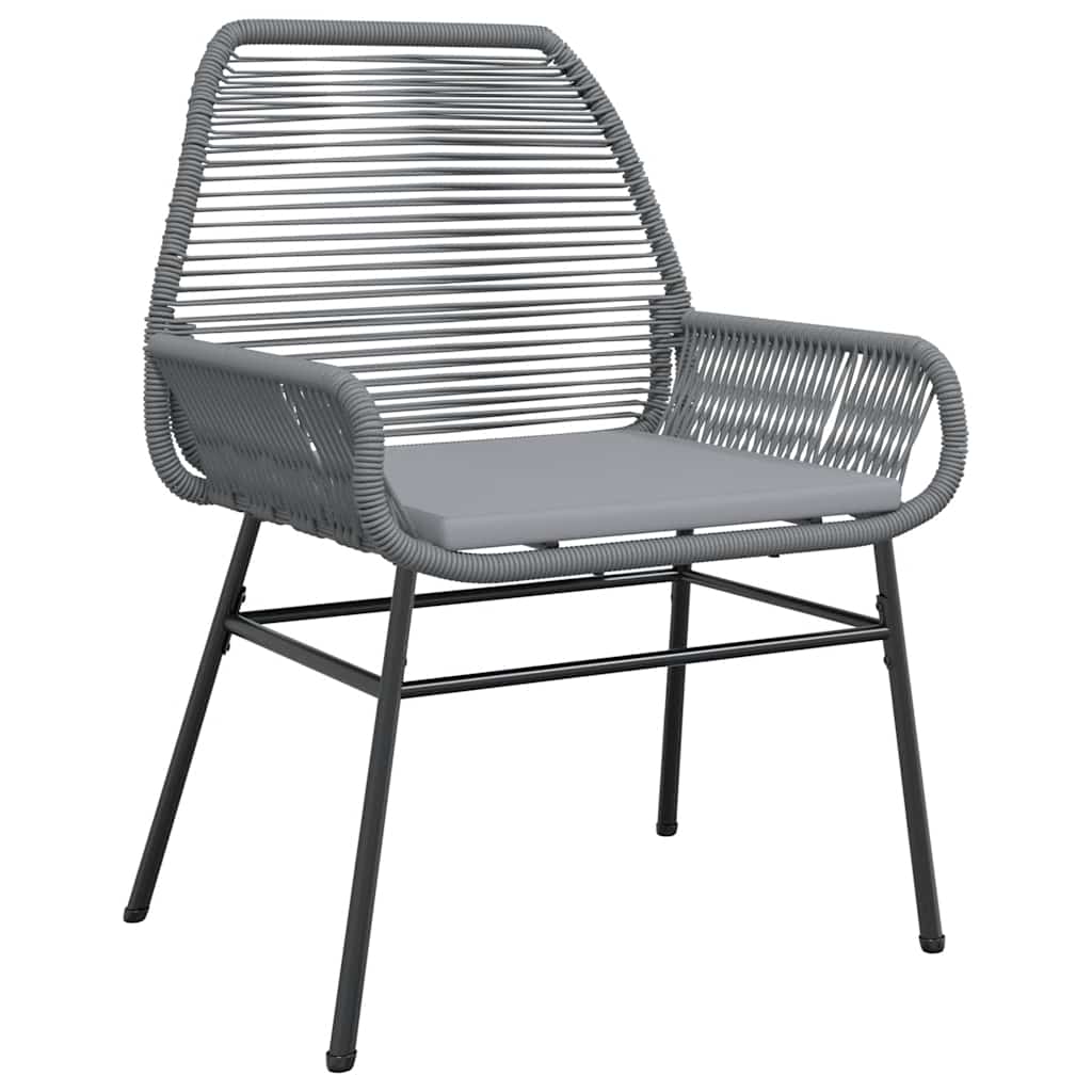 9 Dele Spisebordssæt Til Haven Med Hynder Polyrattan Glas