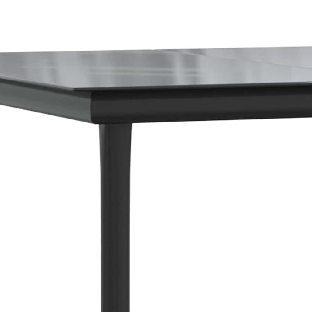 9 Dele Spisebordssæt Til Haven Med Hynder Polyrattan Glas