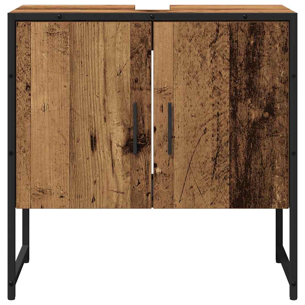 Badeværelsesmøbel Sæt Med Opbevaring 2 Pcs Brun 60 X 33 X 60 Cm - Billede 8
