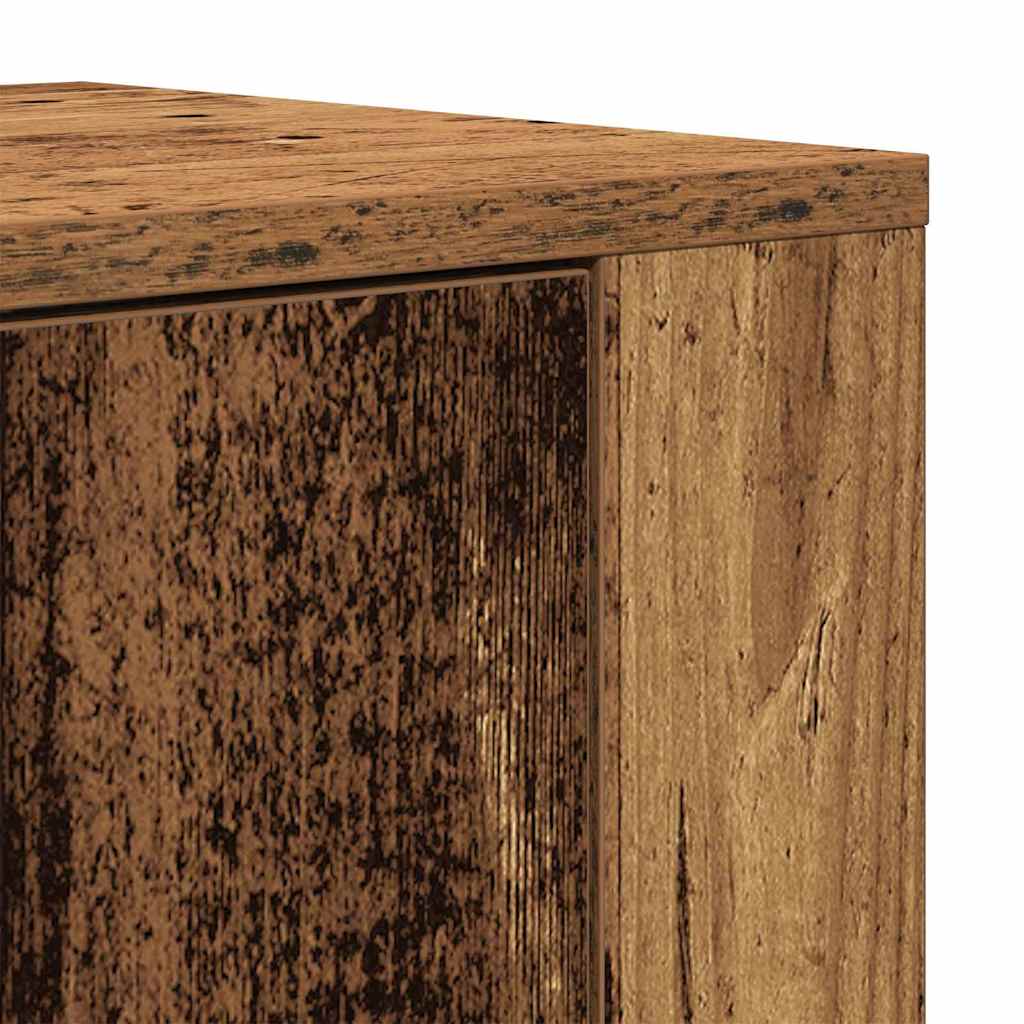 Højskab Gammelt Træ 80 X 33 X 150 Cm Konstrueret Træ - Billede 9