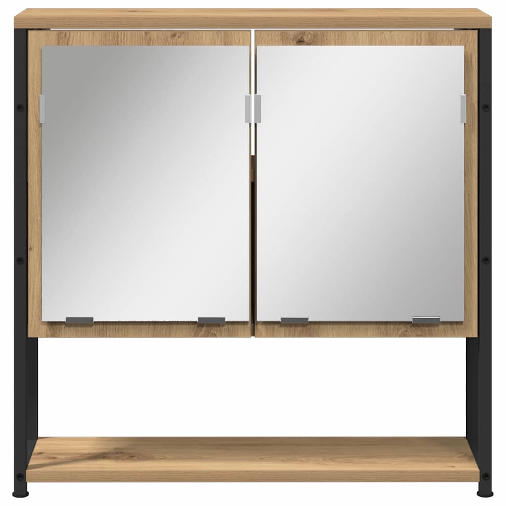 Badeværelsesmøbel Sæt 4 Pcs Artisan Eg 33 X 33 X 185.5 Cm - Billede 9