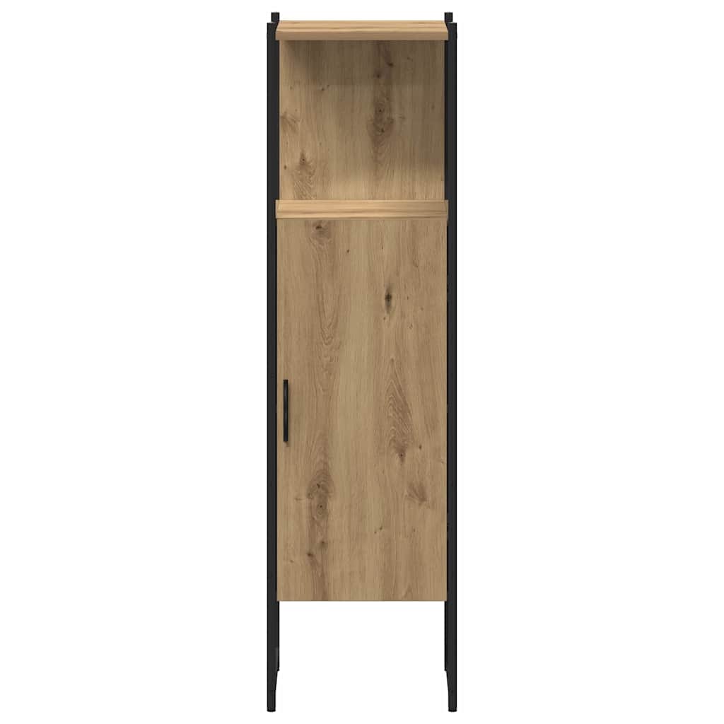 Badeværelsesmøbel Sæt Med Hylde 4 Pcs Brun 33 X 33 X 185.5 Cm - Billede 10