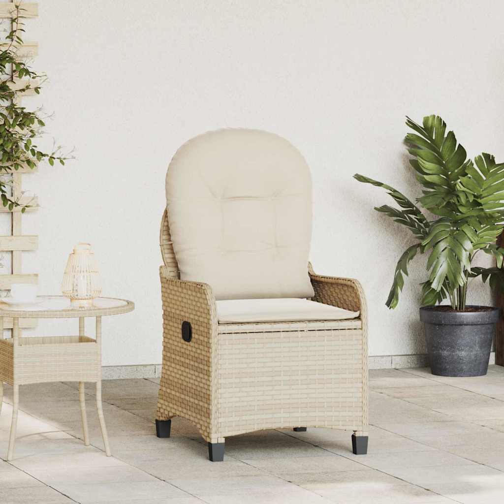 Liggestol Med Pude 56 X 66 X 95 Cm Polyrattan