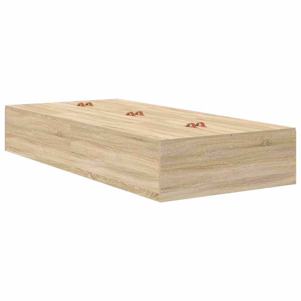 Sengestel Sonoma-eg 190 90 31.5 Cm Konstrueret Træ - Billede 8