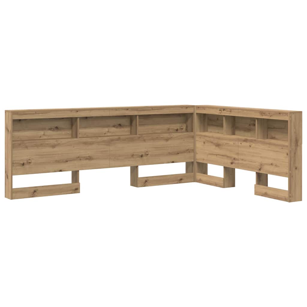 Opbevaringshovedgavl Artisan Eg 135 Cm Konstrueret Træ - Billede 2