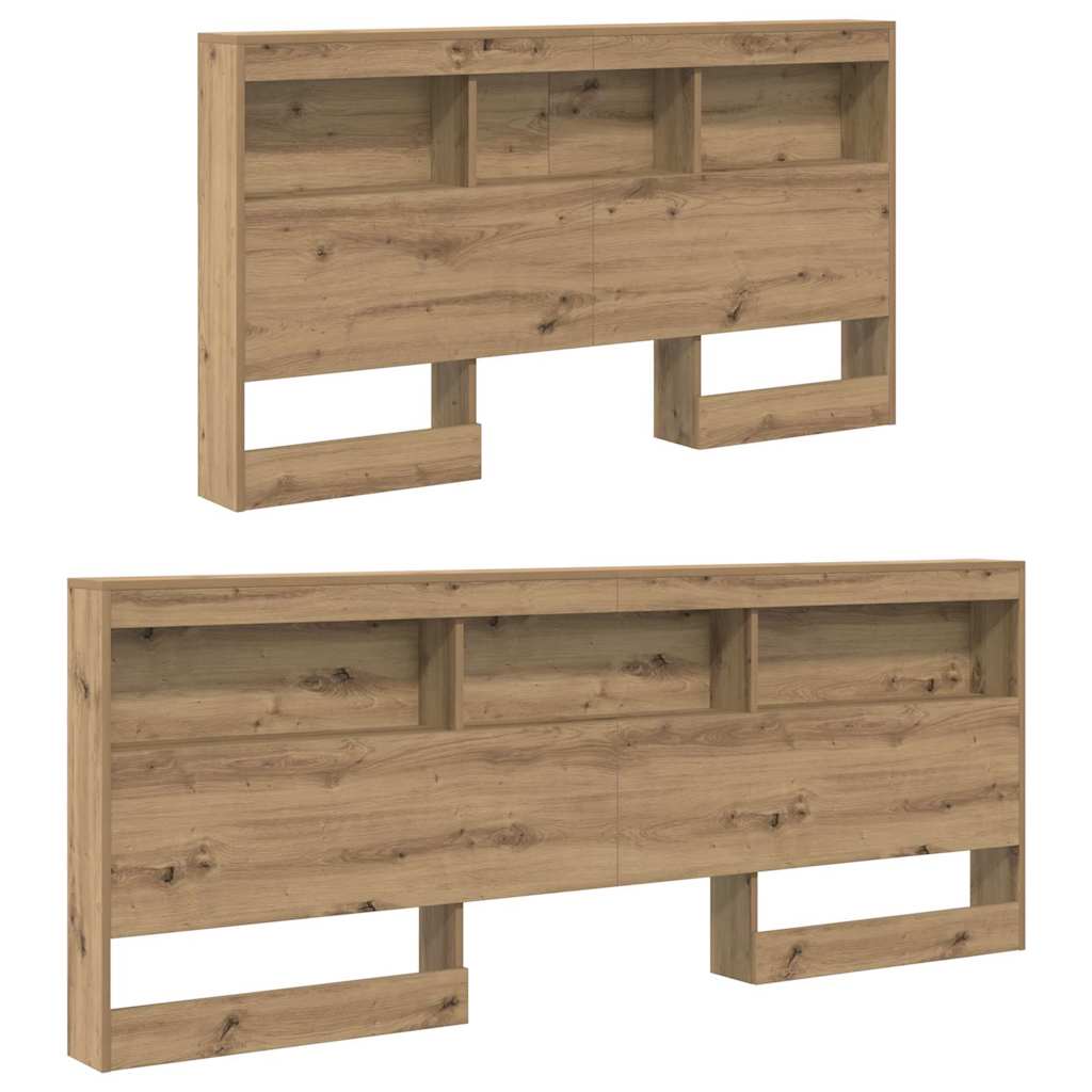 Opbevaringshovedgavl Artisan Eg 135 Cm Konstrueret Træ - Billede 5