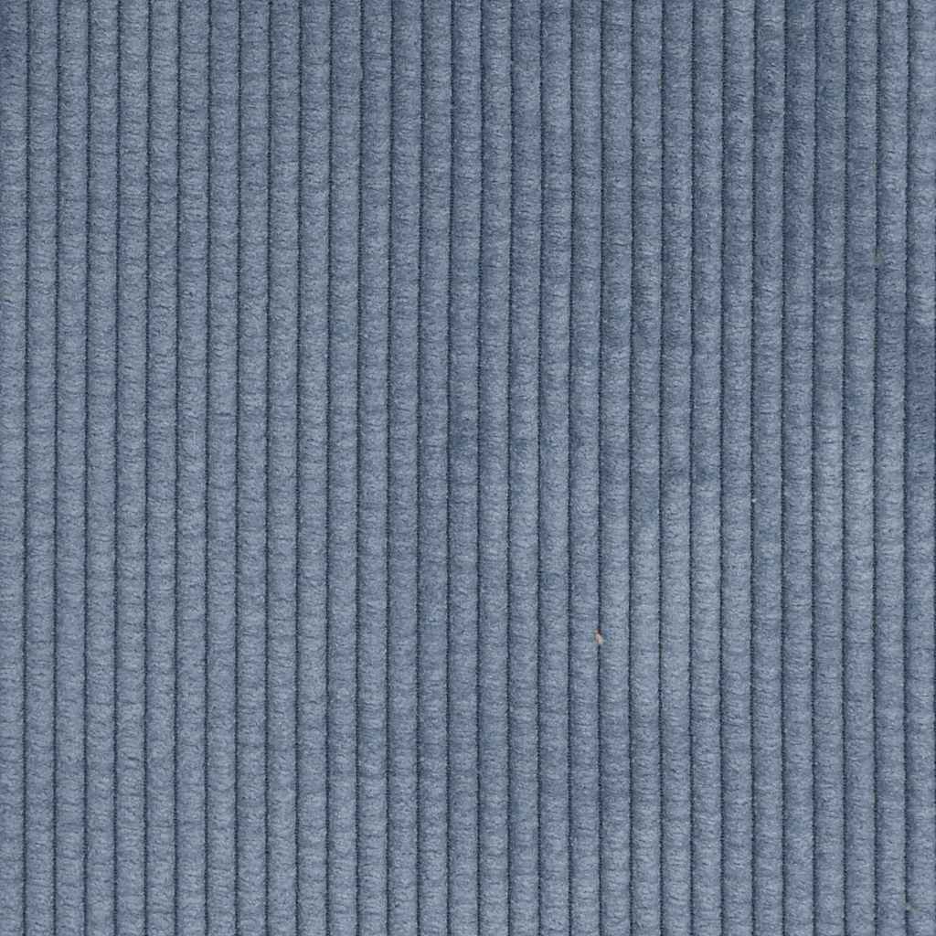 Stof Sofa Med Pude Blå Corduroy Stof - Billede 9